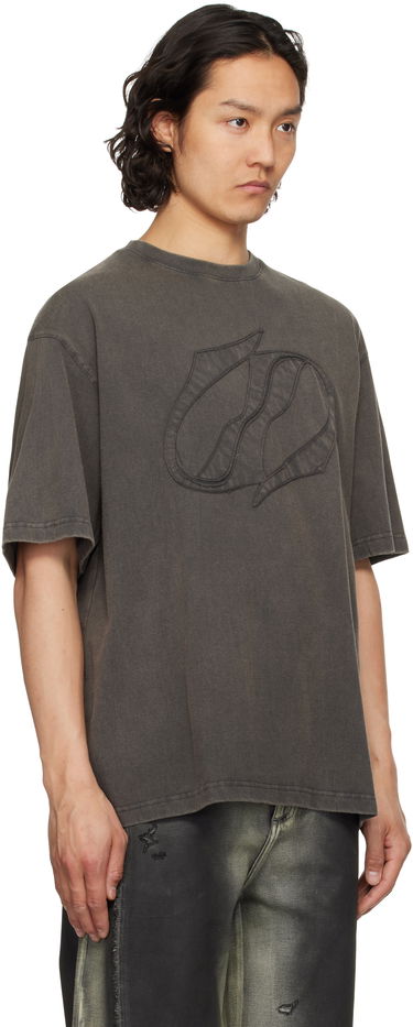 Тениска We11done We11done Selldone Patch T-Shirt Сиво | WD-TT1-25-757-U-CH, 1