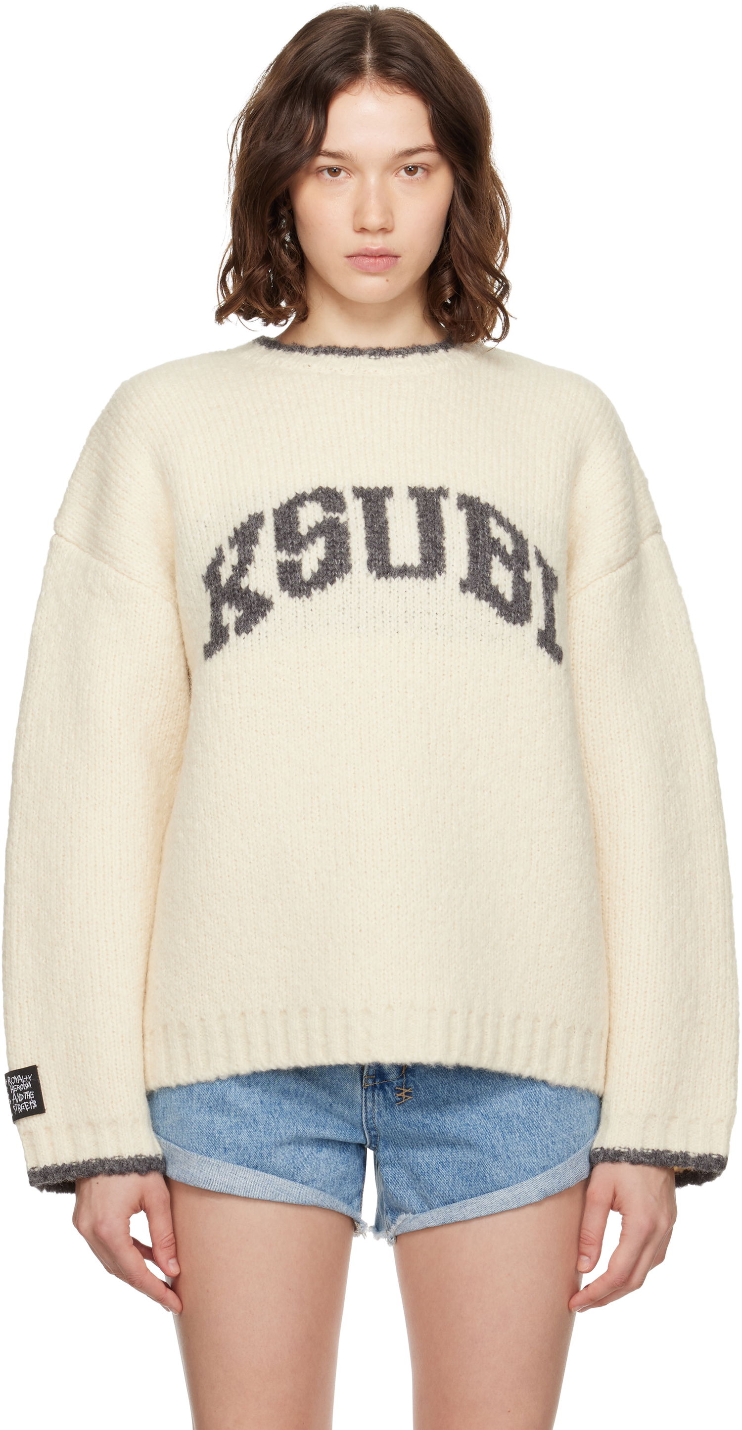 Пуловер Ksubi Ksubi Moment Knit Sweater Бяло | WPF25KW001, 0