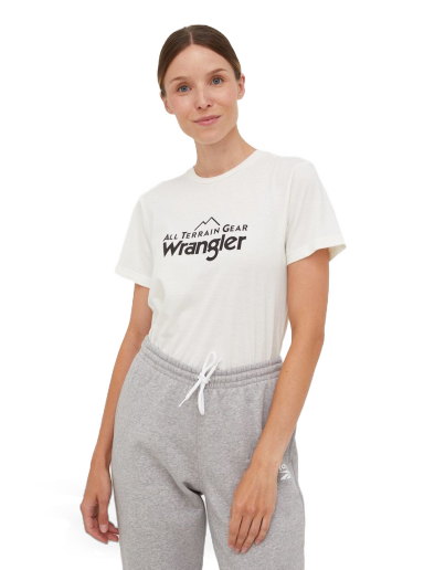 Тениска Wrangler Logo Tee Бежово | WC5FGEM22