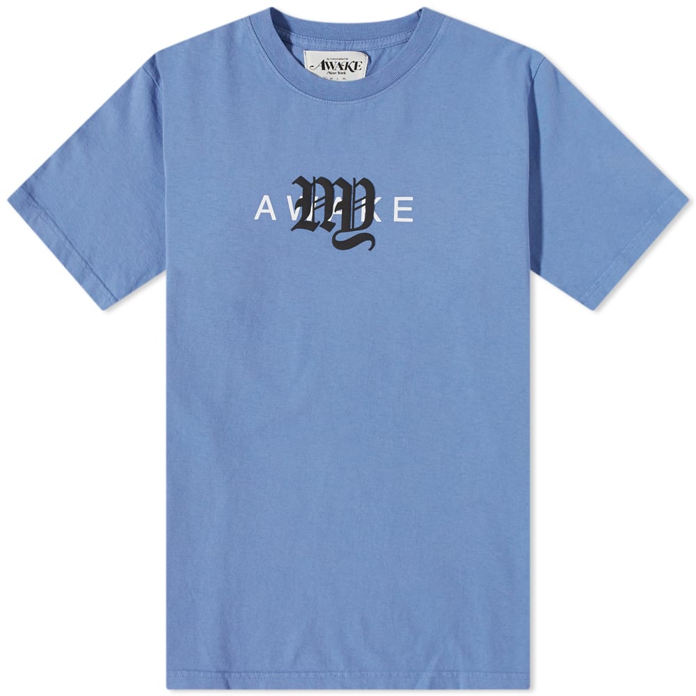 Тениска Awake NY College Logo Tee Синьо | AWK-FW21-TS005-BL, 0