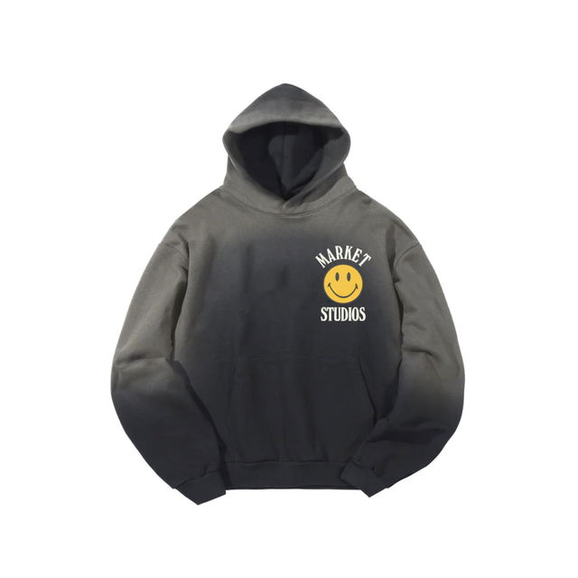 Smiley Upside Down Lock-up Hoodie