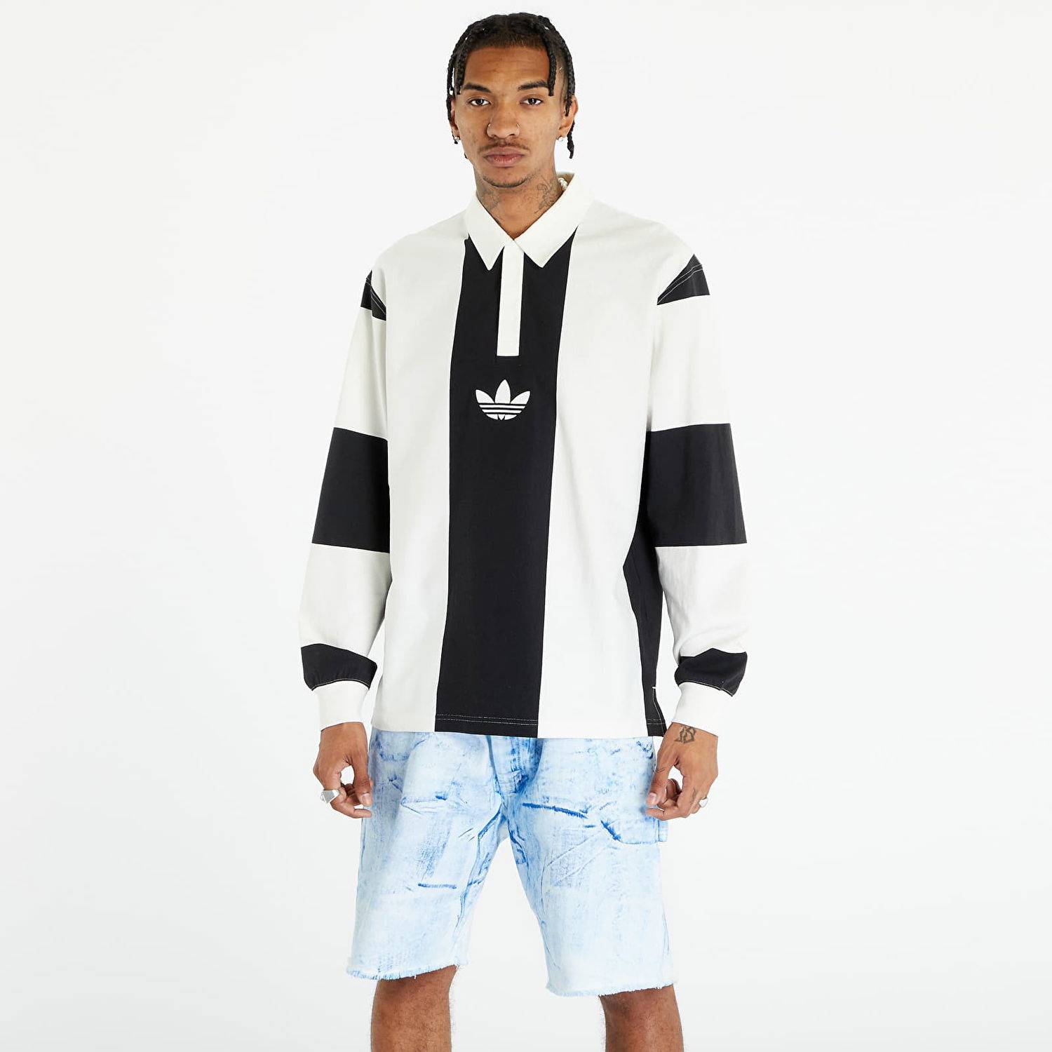 Тениска adidas Performance Hack Rugby Long Бяло | HZ0708, 0