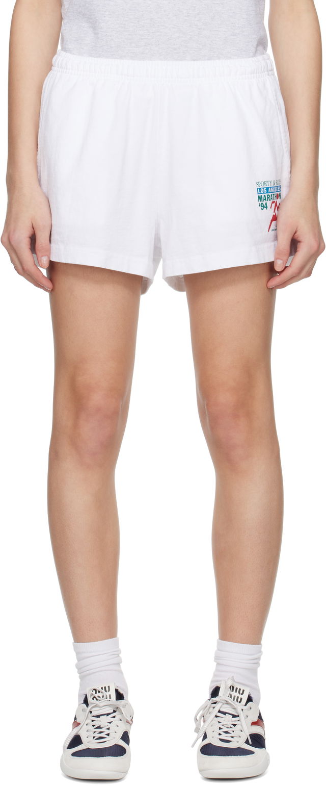 Sporty & Rich 'LA Marathon' Disco Shorts