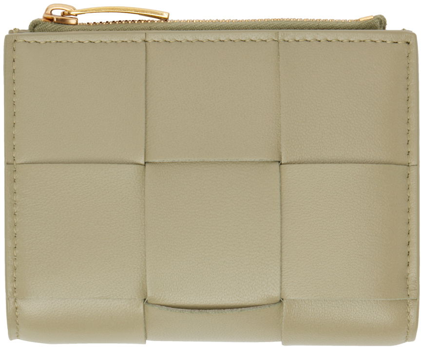 Портфейл Bottega Veneta Small Bifold Wallet Бежово | 706010 VCQC4, 0