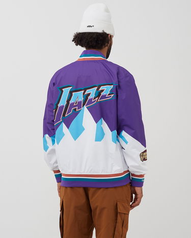 Яке бомбър Mitchell & Ness NBA Authentic Warm Up Jacket 1997-98 Лилаво | AWJKAC19040-UJARTPR97, 2