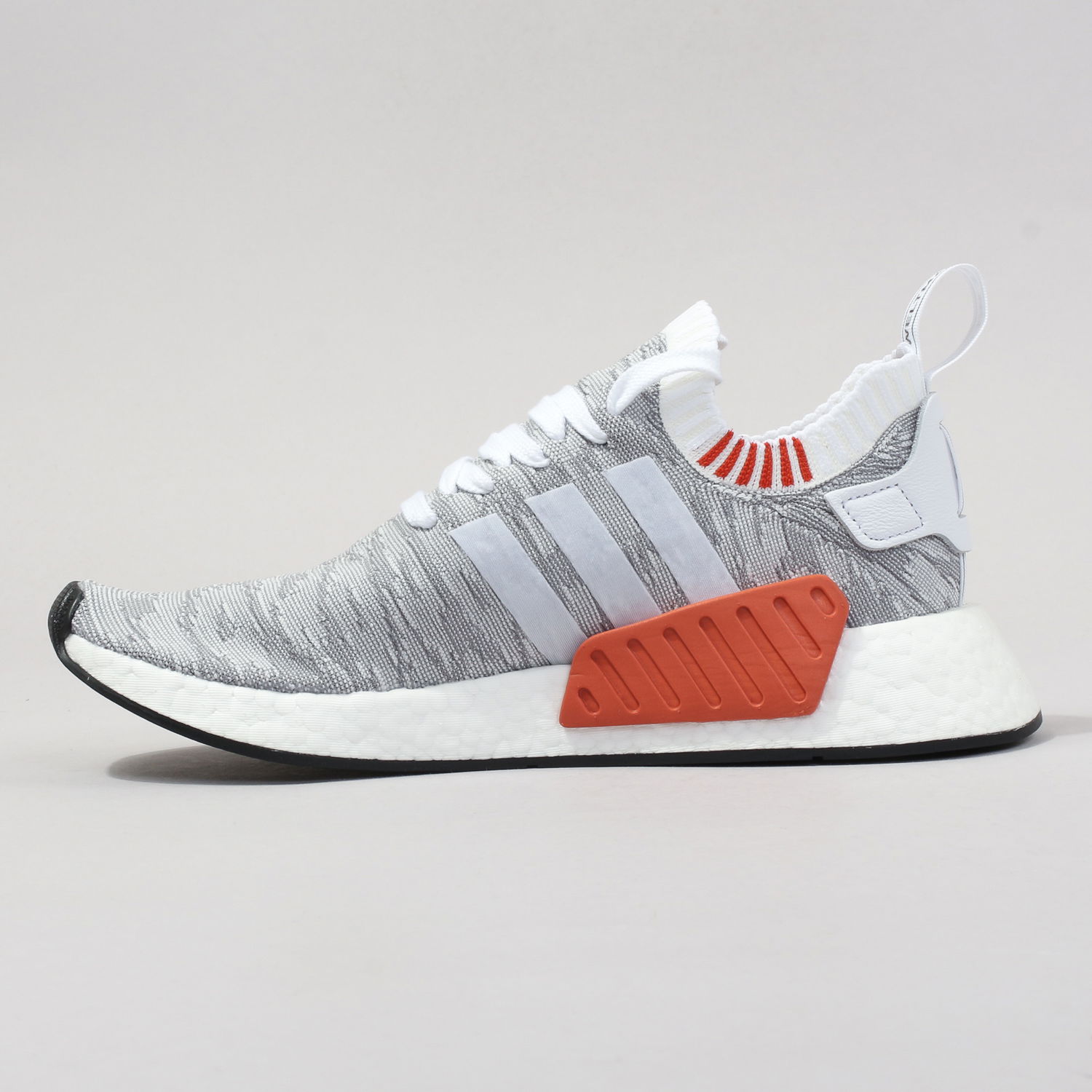 Кецове и обувки adidas Originals NMD_R2 Primeknit "Running White" Сиво | BY9410, 0