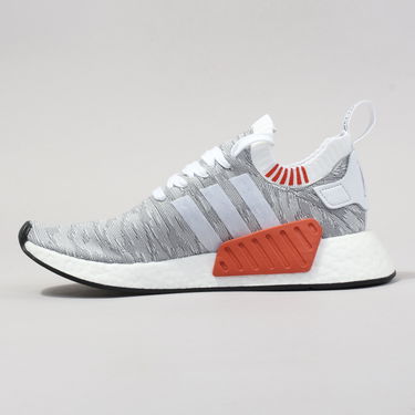 Кецове и обувки adidas Originals NMD_R2 Primeknit "Running White" Сиво | BY9410, 0