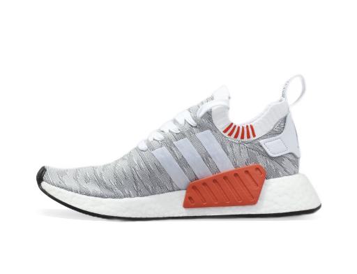 Кецове и обувки adidas Originals NMD_R2 Primeknit "Running White" Сиво | BY9410