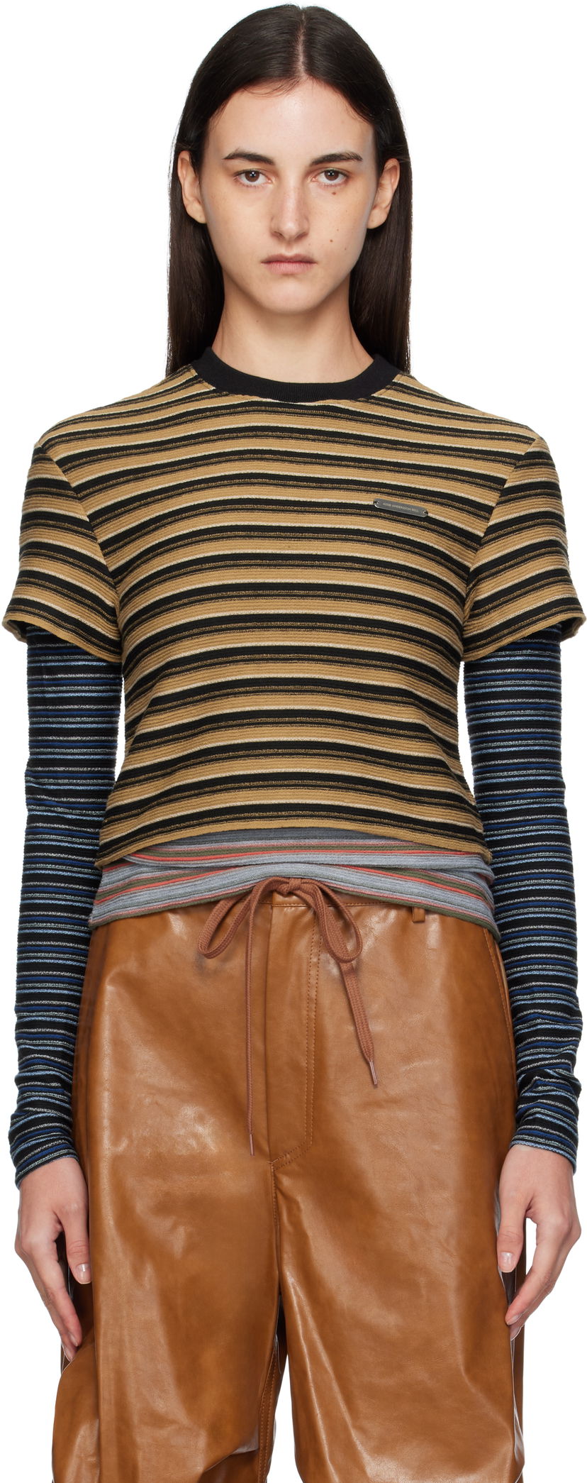 Тениска Andersson Bell Andersson Bell Striped Long Sleeve T-Shirt Многоцветен | atb1353w