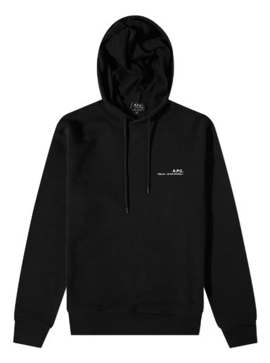 Суитчър A.P.C. Item Logo Hoodie Черно | COFBQ-H27672-LZZ