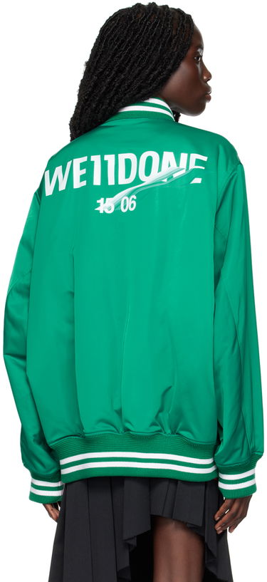 Яке бомбър We11done Oversized Bomber Jacket Зелено | WD-JP3-22-030-U-GR, 2
