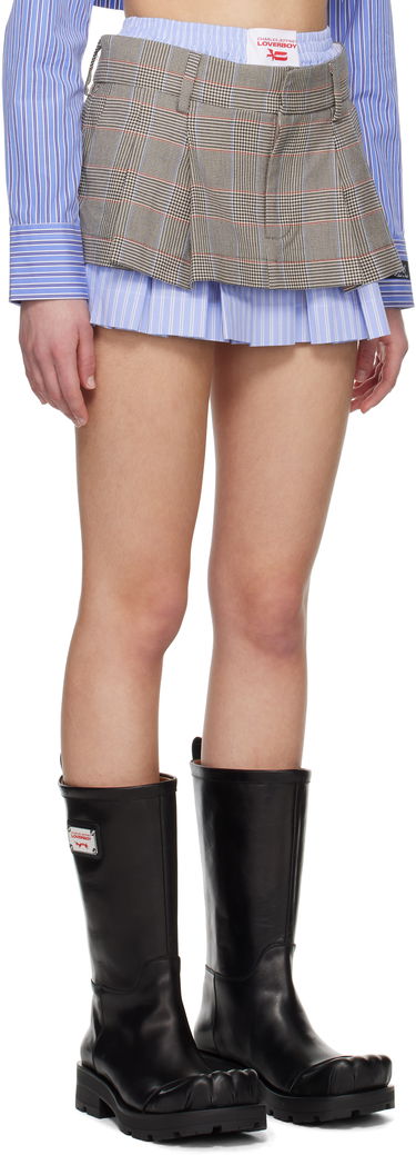 Пола Charles Jeffrey Loverboy Charles Jeffrey LOVERBOY Aberdeen Pleated Miniskirt Синьо | 54050101, 1