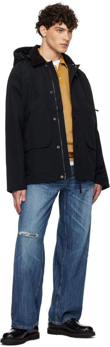 Парка Carhartt WIP Black Hooded Work Jacket Черно | I033871, 4
