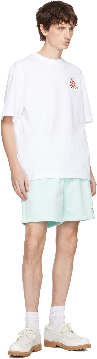 Къси панталони Casablanca Manga Tennis Ball Sweat Shorts Тюркоазено | M-AW25-JTR-003-02, 3