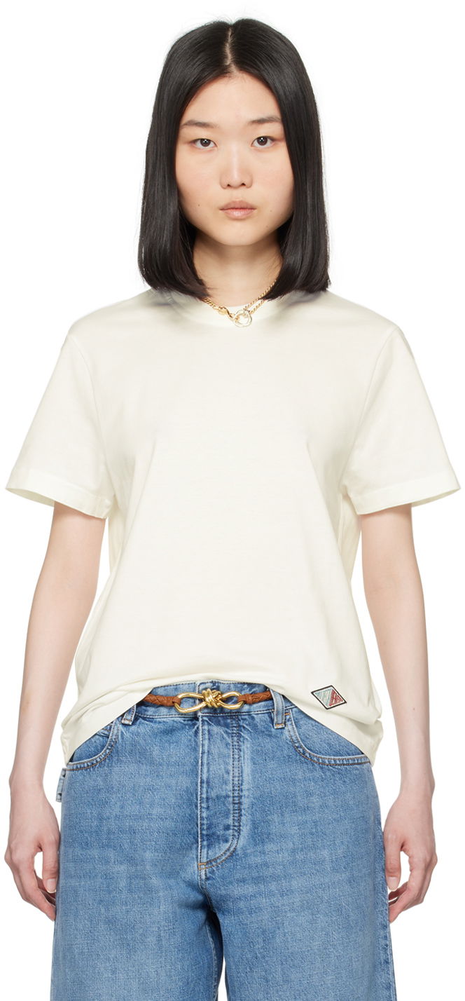 Тениска Bottega Veneta T-Shirt Light Бяло | 796156 V4DE0