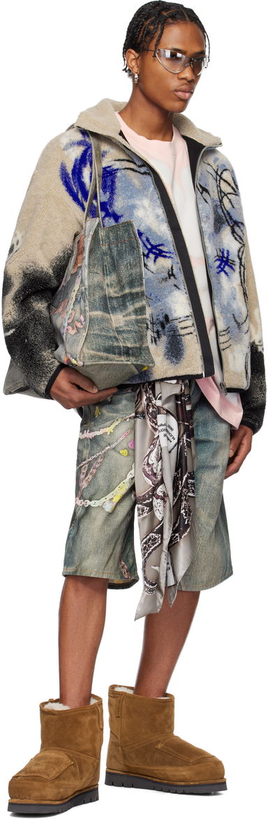 Acne Studios Crystal Hoop Earrings, 3