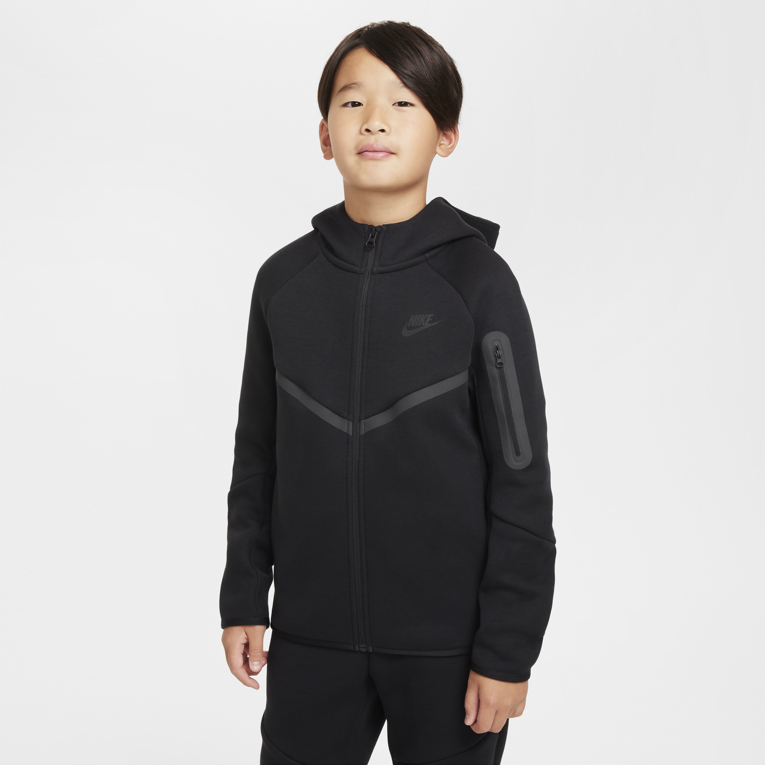 Суитчър Nike Nike Sportswear Tech Fleece Full-Zip Hoodie Черно | HV5867-010, 0