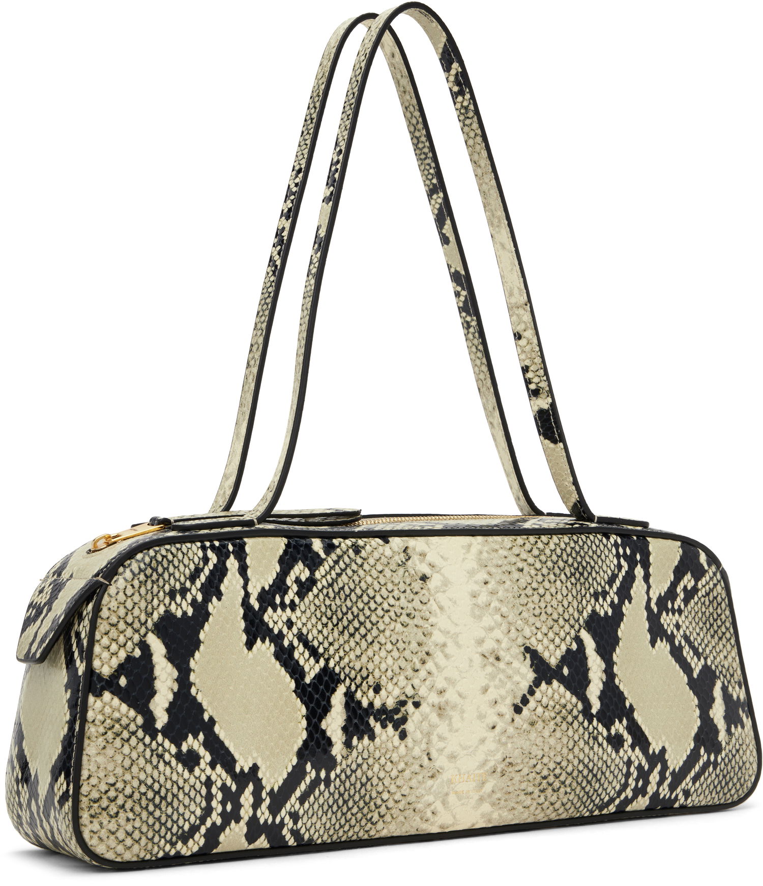 Дамска чанта Khaite KHAITE Simona Snakeskin Shoulder Bag Бежово | H2040-803, 1