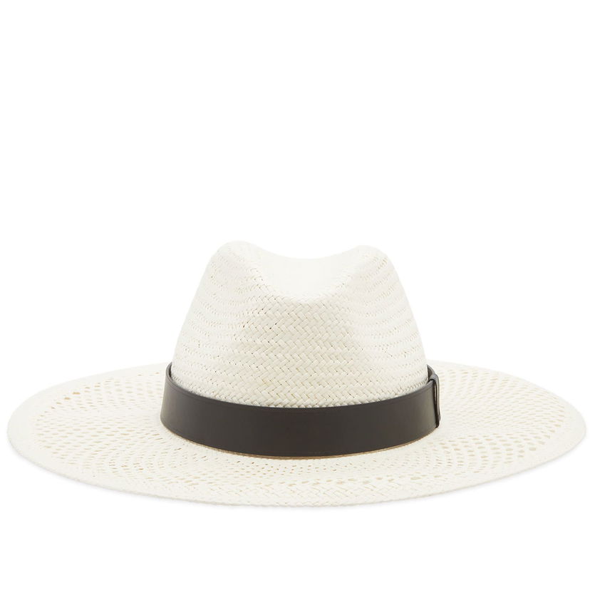 Шапка Max Mara Sidney Woven Fedora Бяло | 2414571032600-001