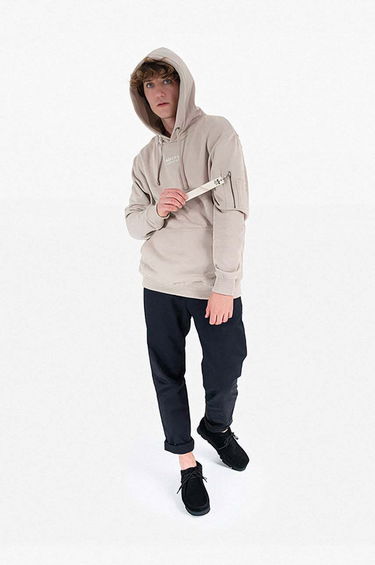 Суитчър Alpha Industries Hoodie With Application Сиво | 118350.627, 1