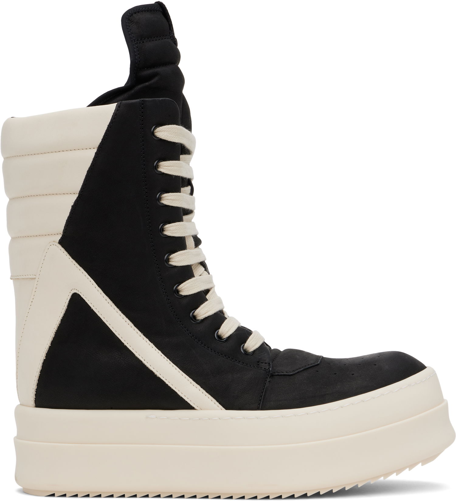 Кецове и обувки Rick Owens Rick Owens Porterville Mega Geobasket Черно | RR02D6855 LWNLCO, 0