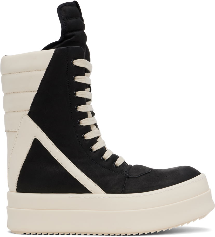 Кецове и обувки Rick Owens Rick Owens Porterville Mega Geobasket Черно | RR02D6855 LWNLCO