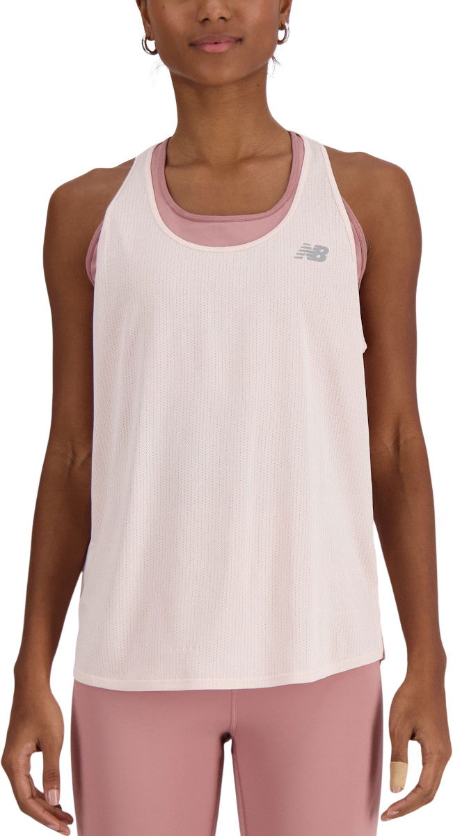 Тениска New Balance Athletics Tank Бежово | wt41250-qph