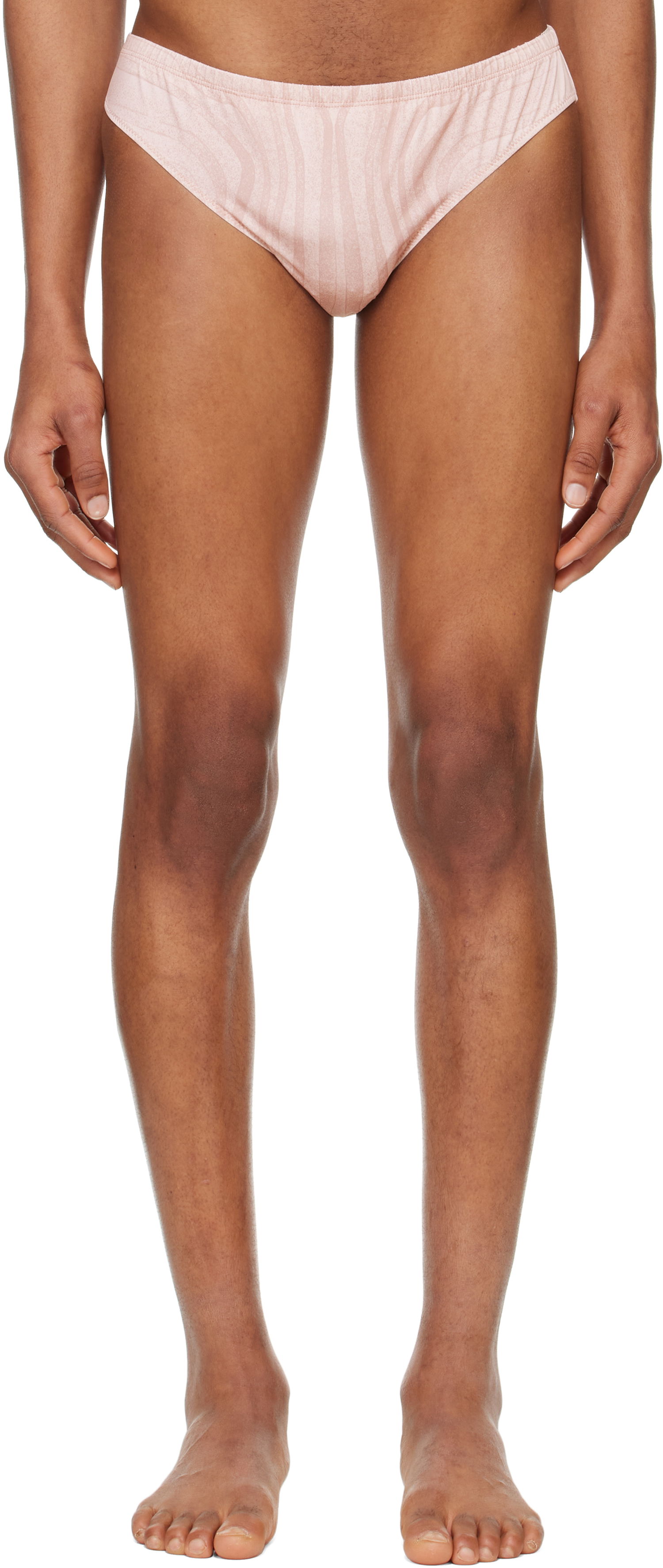 Бански Jean Paul Gaultier Jean Paul Gaultier 'The Spirale' Swim Briefs Розово | 25/34-H-SV060-J587-2026, 0