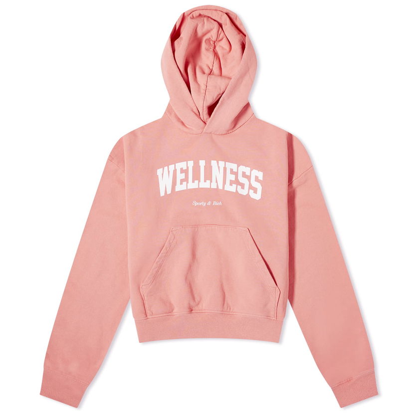 Суитчър Sporty & Rich Wellness Cropped Hoodie Розово | HC881SM