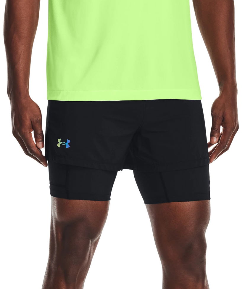 Къси панталони Under Armour 2-in-1 Running Shorts Черно | 1361577-001