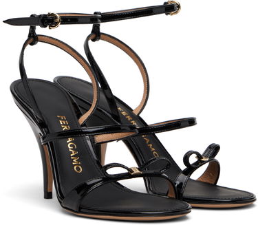 Аксесоари FERRAGAMO Salvatore Ferragamo Strappy Vara Bow Heeled Sandals Черно | 782880, 3
