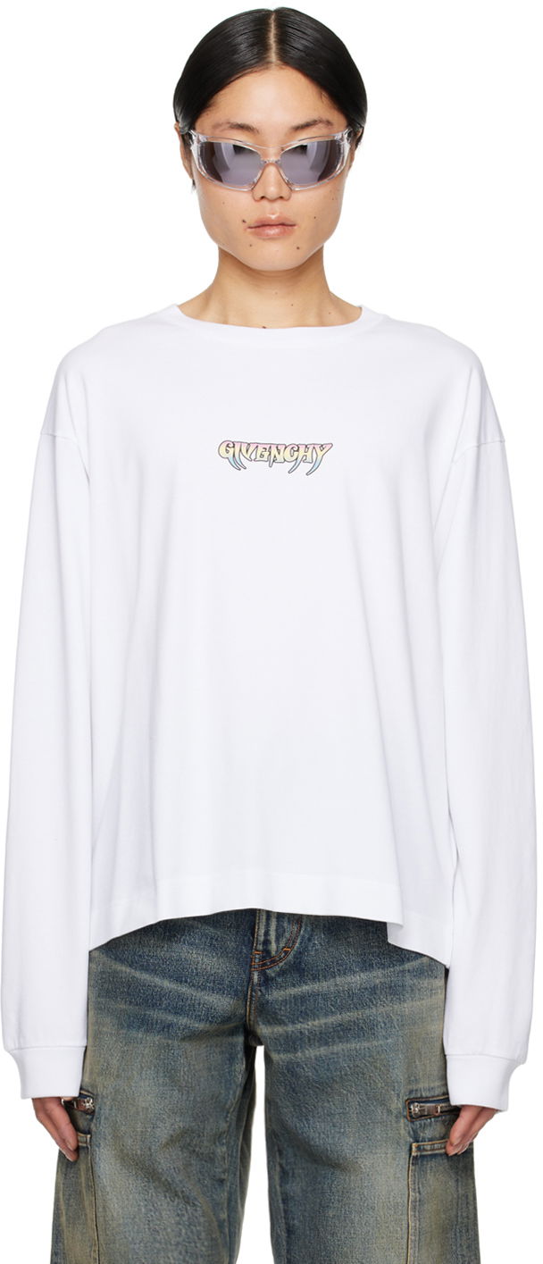 Тениска Givenchy Bonded T-Shirt Бяло | BM71KP3YJ7100, 0