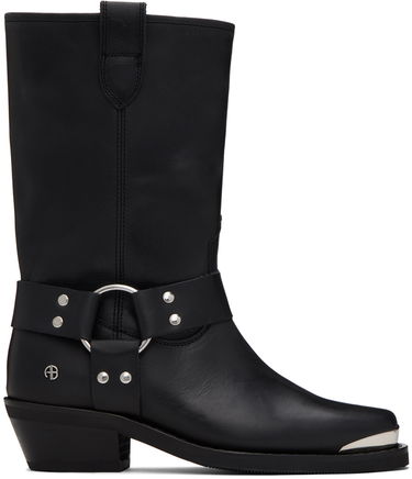 Облекло Anine Bing ANINE BING Ryder Leather Harness Boots Черно | A-14-1136-000, 0