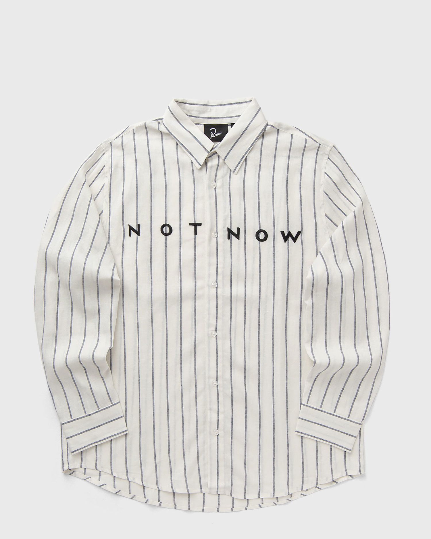 Риза By Parra PANGAIA Not Now Striped Shirt Бяло | 53435, 0