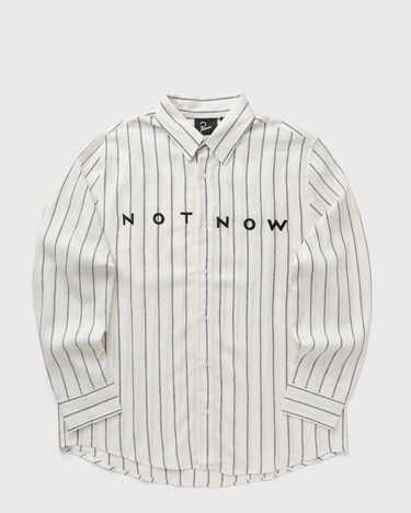Риза By Parra PANGAIA Not Now Striped Shirt Бяло | 53435, 0