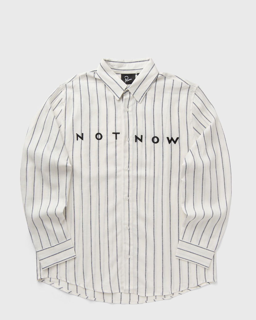 Риза By Parra PANGAIA Not Now Striped Shirt Бяло | 53435
