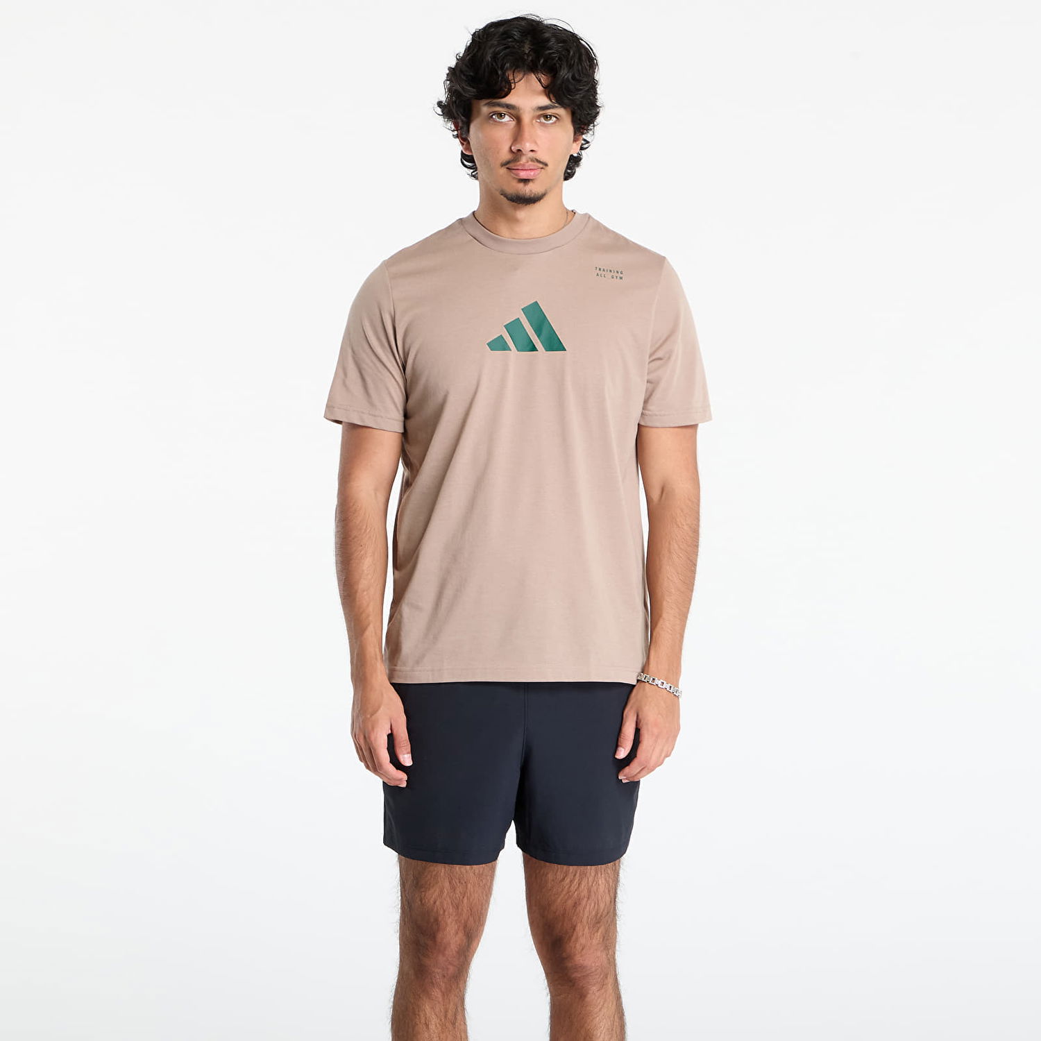 Тениска adidas Performance adidas CLIMACOOL Training Graphic Tee Бежово | JM8977, 0