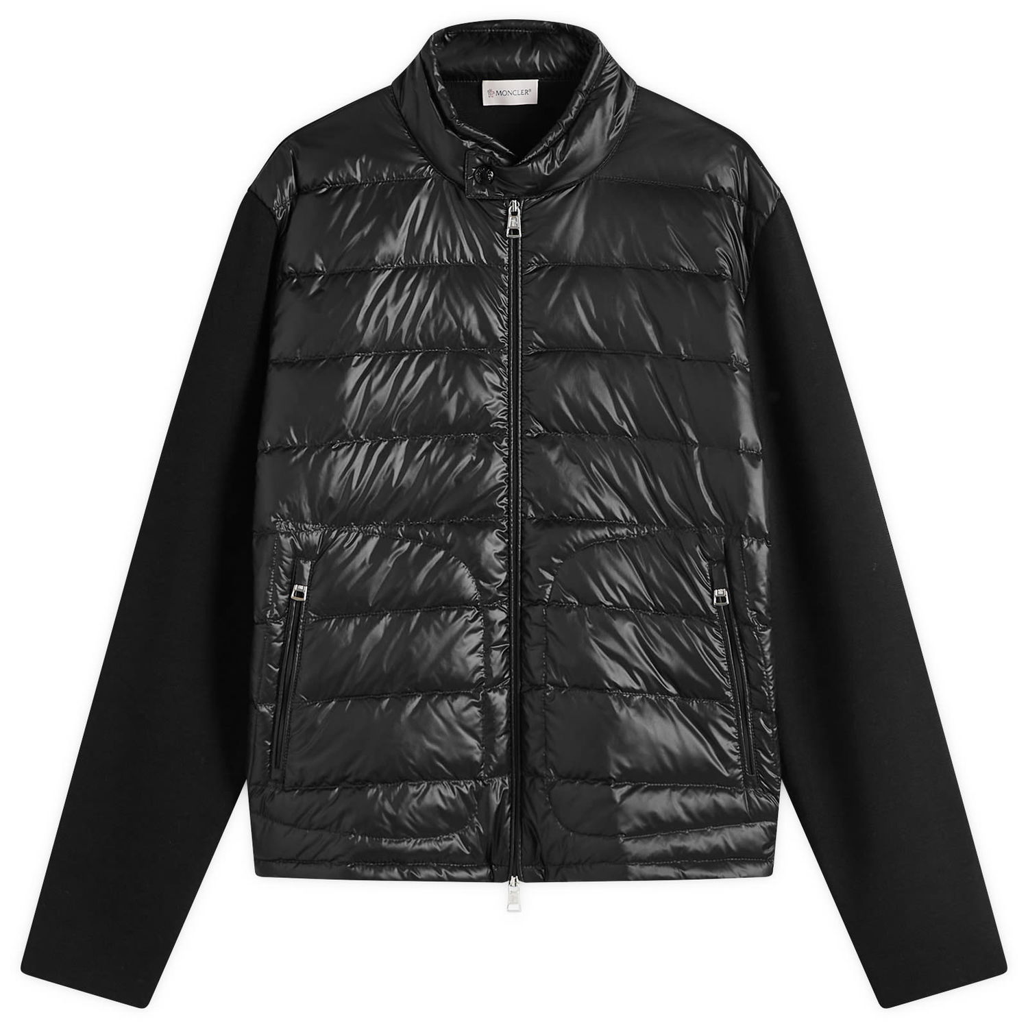 Пухо яке Moncler Extrafine Wool Cardigan Hybrid Jacket, Size Large Черно | 9B000-16-M1131-999, 0