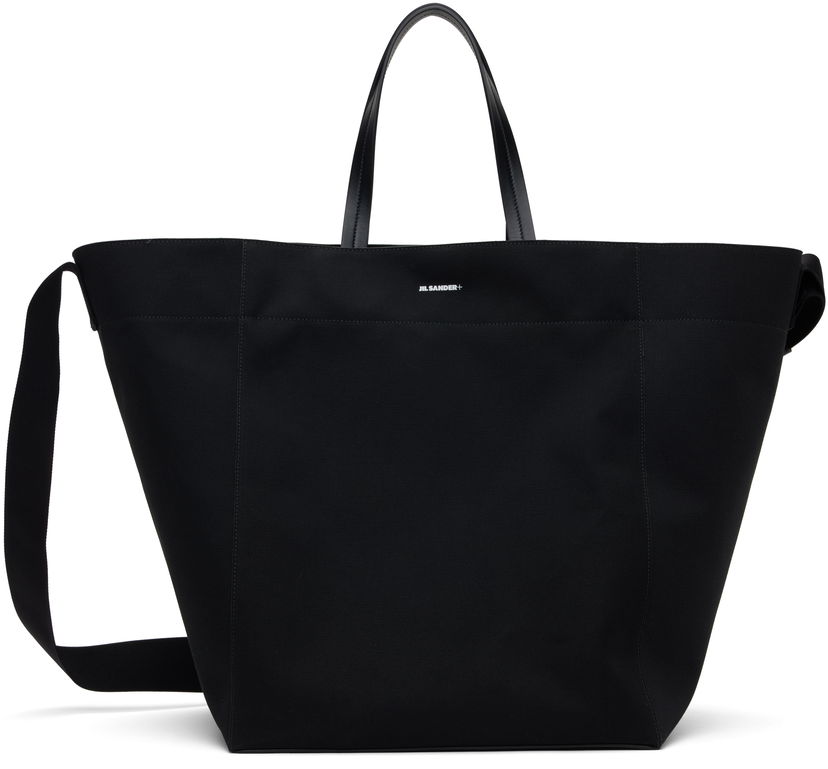 Голяма пазарска чанта Jil Sander Utility LG Tote Черно | J49WD0002_P6647