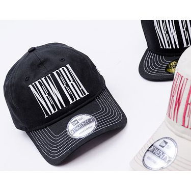 Шапка с козирка New Era Adjustable Wordmark 9TWENTY Baseball Cap Черно | 60595443, 4