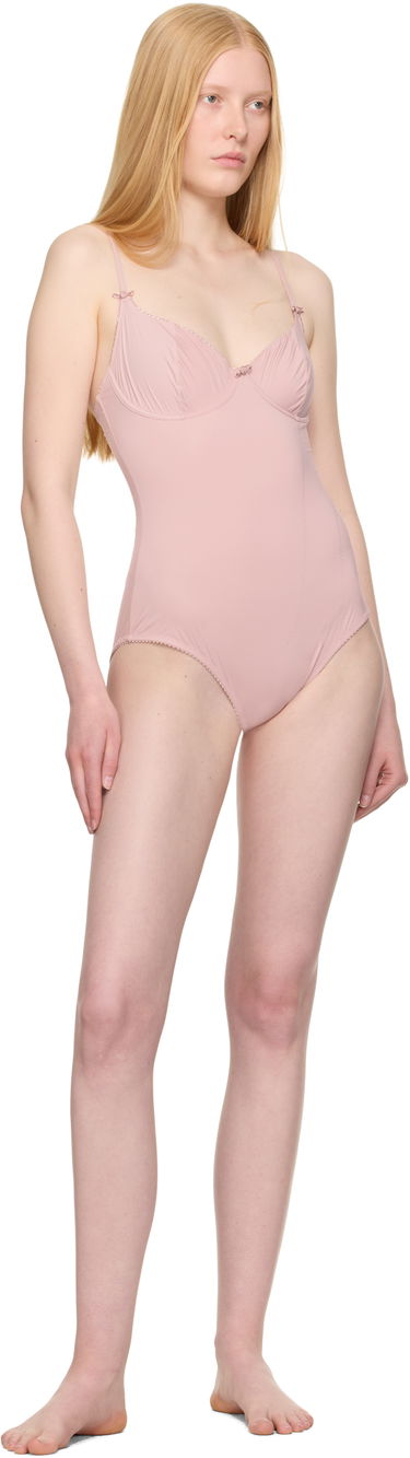 боди SKIMS SKIMS Retro Shapewear Demi Brief Bodysuit Розово | BD-BRF-7924W, 3
