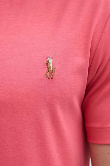 Тениска Polo by Ralph Lauren Red Cotton T-Shirt Розово | 710740727, 4