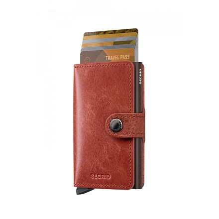 Портфейл Secrid Vintage Leather Mini Wallet Оранжево
 | MV-Orange