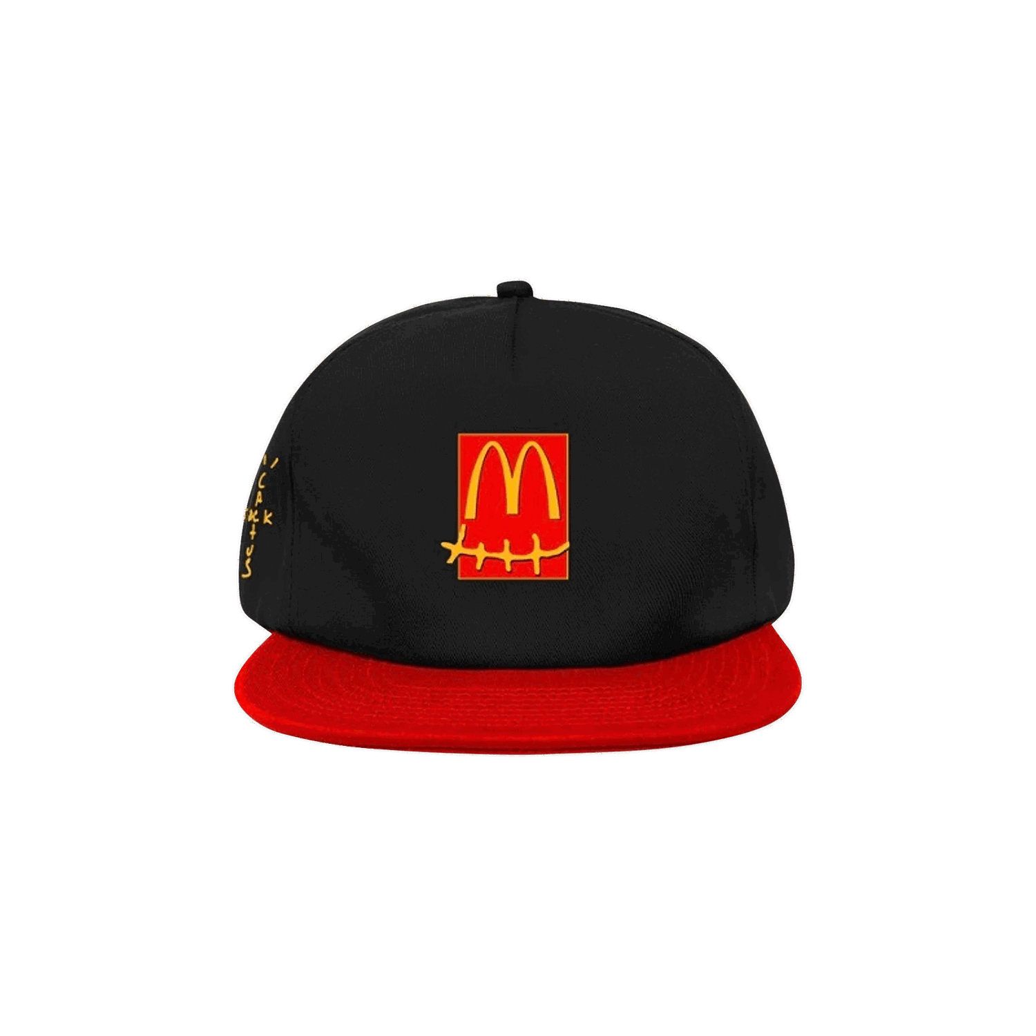 Шапка с козирка Cactus Jack by Travis Scott x McDonald's Smile Hat Черно | 1945 1FW200701MSH BLAC, 0