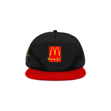 Шапка с козирка Cactus Jack by Travis Scott x McDonald's Smile Hat Черно | 1945 1FW200701MSH BLAC, 0
