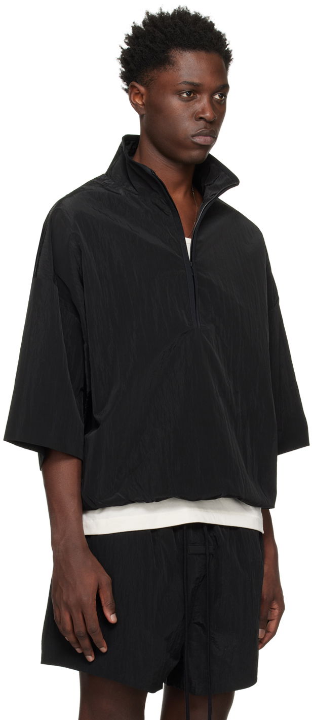 Ветровка Fear of God Fear of God ESSENTIALS Half-Zip Jacket Черно | 186SP244054F, 1