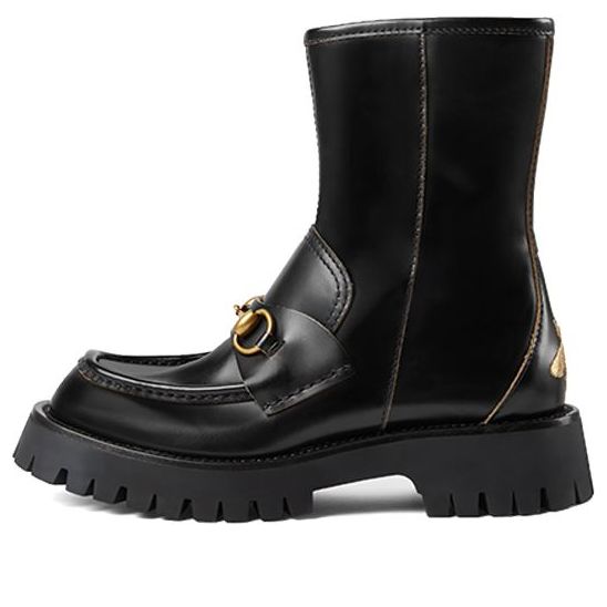 Кецове и обувки Gucci Horsebit-Embellished Ankle Boots Черно | 643900-DS800-1000