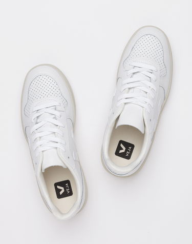 Кецове и обувки Veja V-10 Leather Extra Бяло | VX021270, 2