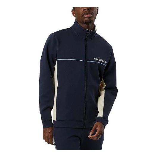 Яке New Balance Rich Paul Crossover Stand Collar Jacket Синьо | MJ13924-ECL