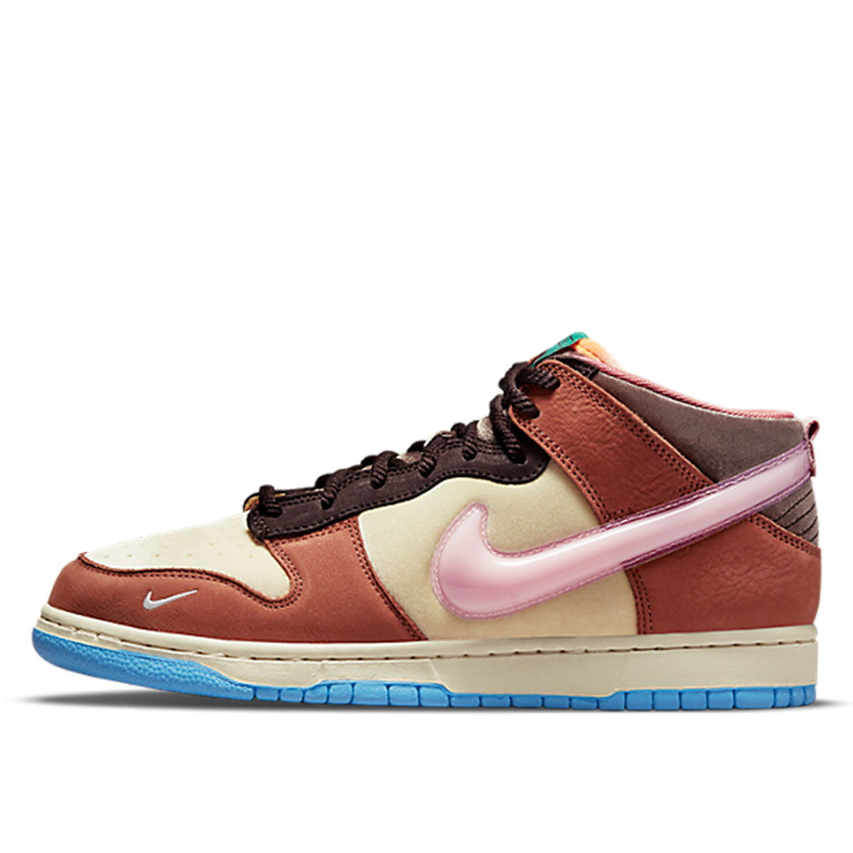 Кецове и обувки Nike Social Status x Dunk Mid "Chocolate Milk" Кафяво | DJ1173-700, 0